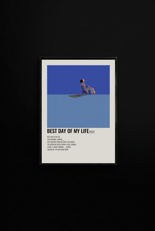 Best Day Of My Life 20 x 30 cm